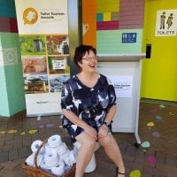 toilet tourism awards Bronwyn White